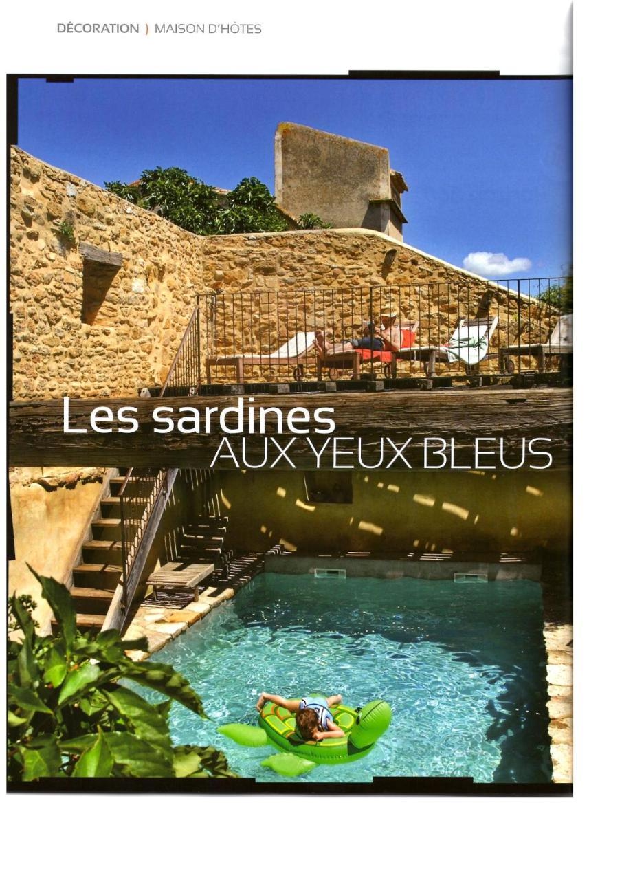 Les Sardines Aux Yeux Bleus Chambres D'Hotes Aigaliers Exterior foto